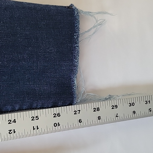 Madewell Jeans 9" High Rise Button Fly Frayed Cuffs Size 27T - Picture 11 of 13